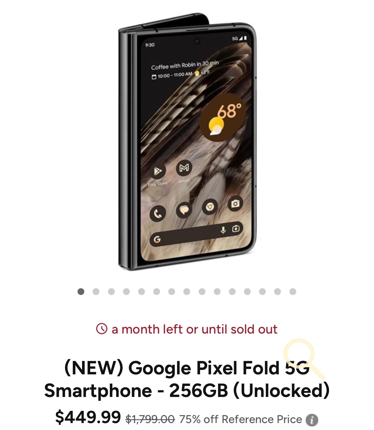 GOOGLE PIXEL FOLD — 75% off | Hidden Clearances | Hidden Clearances