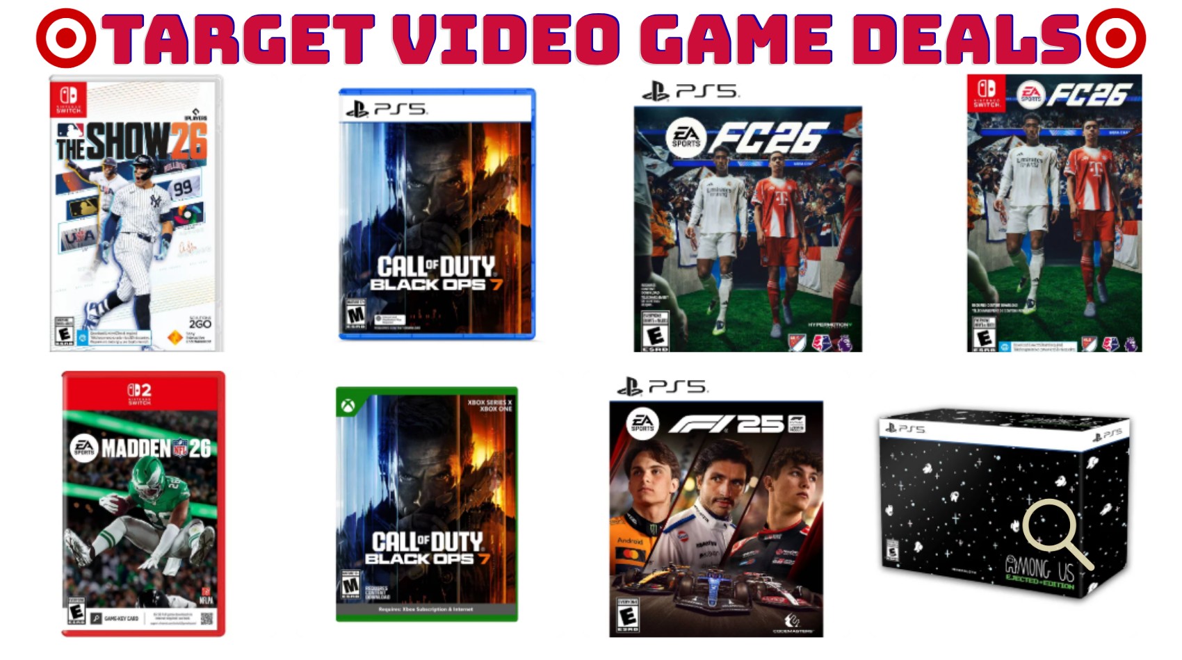 Target Video Game Sale [Expired] | Hidden Clearances