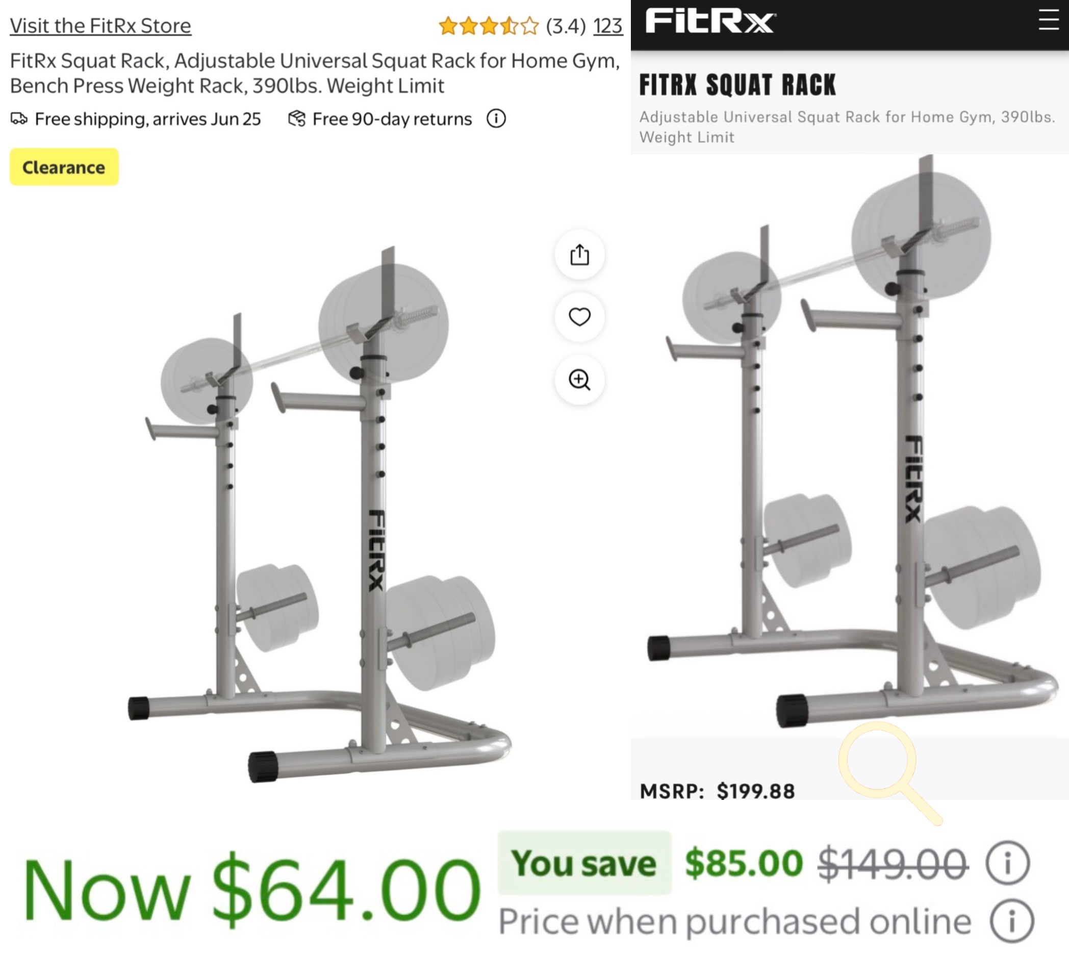$199 SQUAT RACK IS NOW $64 [Expired] | Hidden Clearances